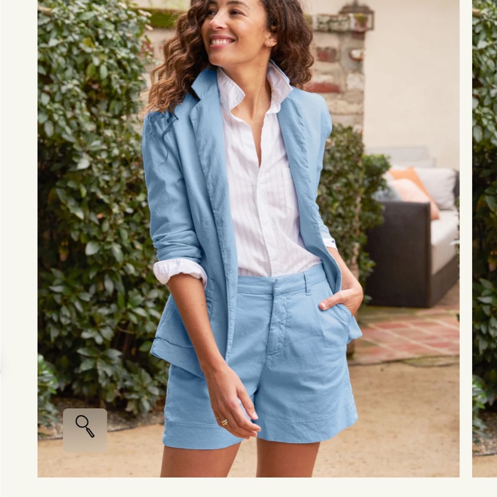 🚩steal Frank & Eileen XS Blazer in hydrangea blue.  NWT